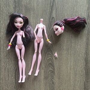 monster high TLC doll parts